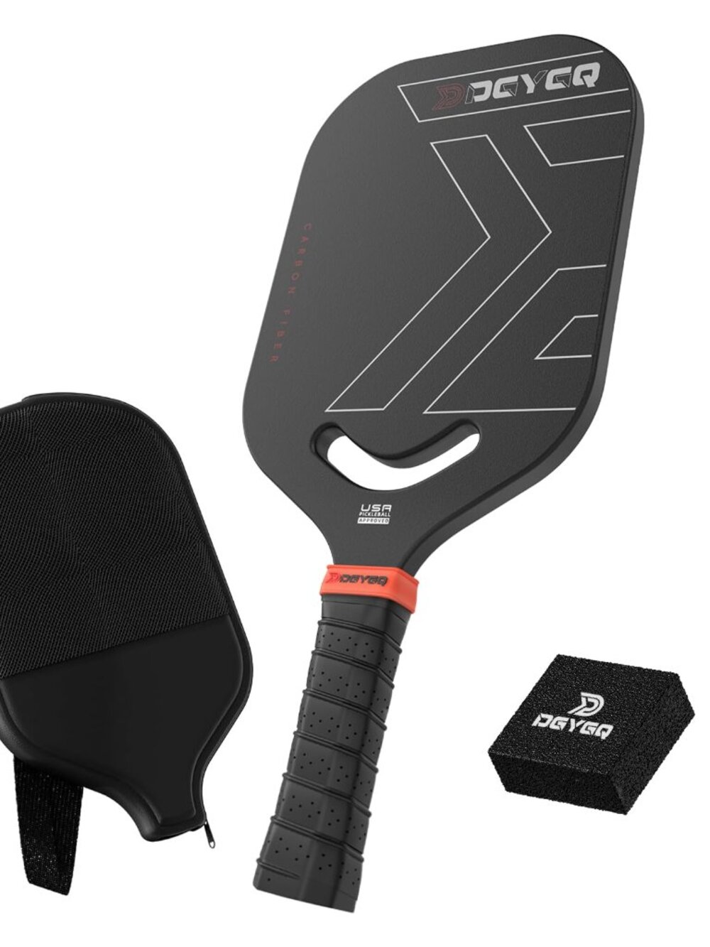 NEW Thermoformed MAX Carbon Fiber T700 Pickleball Elongated Handle Larger Sweet